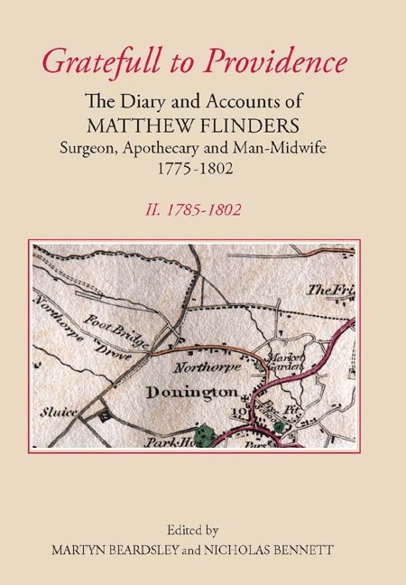 Book cover image for `Gratefull to Providence': The Diary and Accounts of Matthew Flinders, Surgeon, Apothecary, and Man-Midwife, 1775-1802 ISBN: 9780901503855